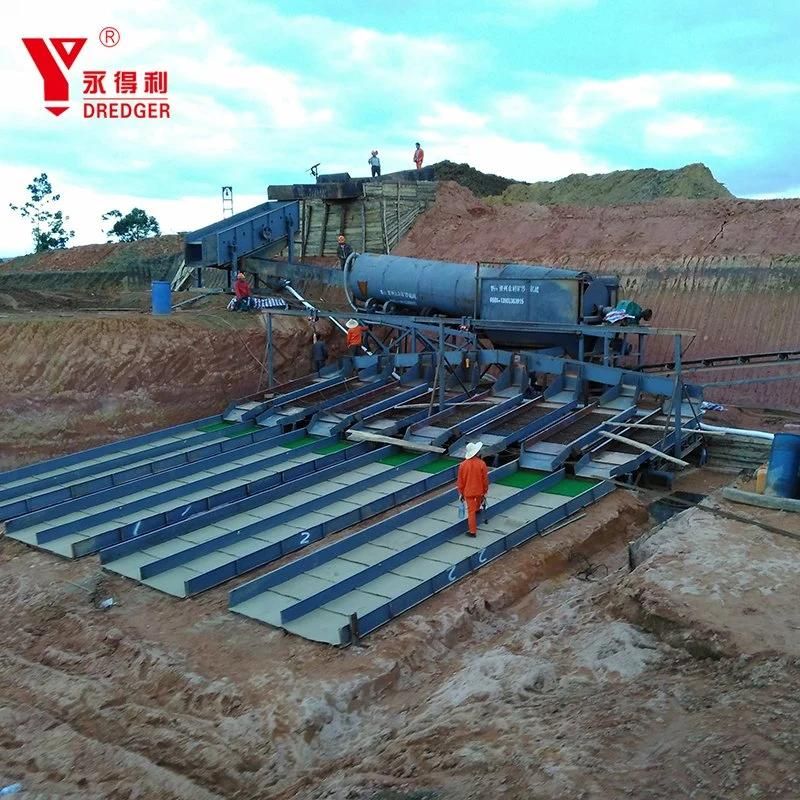 150m3/Hour Dry Land Gold Washing Plant   for Sales in Russia