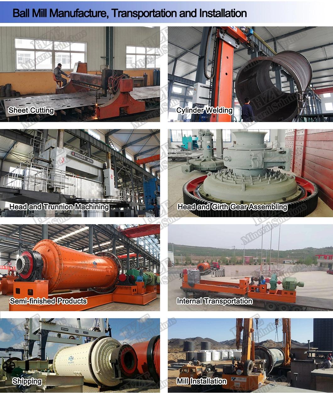 Gold Mining Stone / Rock Ball Grinding Mill