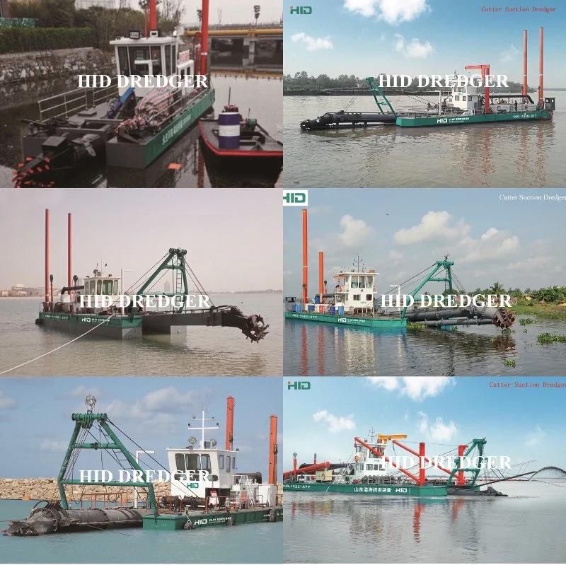 HID Brand Cutter Suction Dredger with Dredging and Piling in River