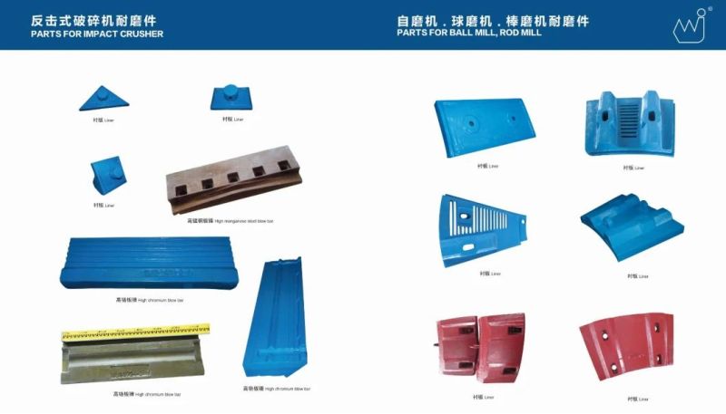Customized Wear-Resistant Parts Hammer Pin Protector Liner Grate Metal Shredder