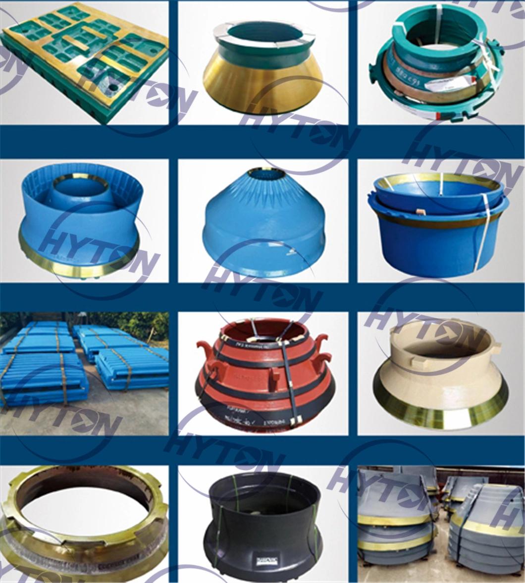 Manganese Steel Wear Liner Bowl Liner Mantle Casting Suit Trio Tp600 Cone Crusher Aftermarket Parts