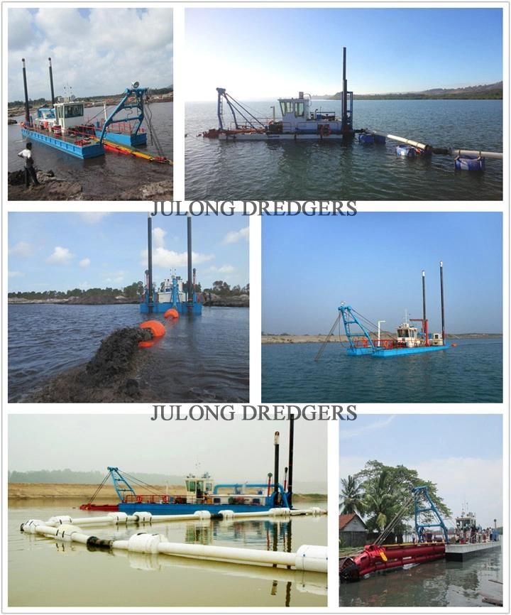 China Hydraulic Cutter Suction Dredger for Sand Dredging and Land Reclamation in River/ Lake / Port / Sea