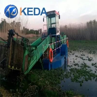 Aquatic Weed Water Hyacinth Floating Garbage Skimmer Boat for River Cleaning