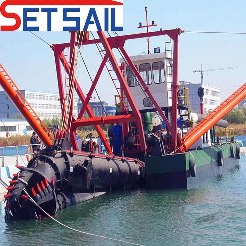 Cutter Suction River Sand Dredging Machinery with Pressure Meter