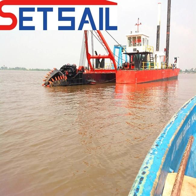 Cummins Diesel Engine Water Flow 7500m3 Cutter Suction Sand Dredger