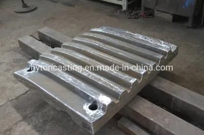 Custom High Mn C100 Fixed Movable Jaw Plate Tooth Plate Made in China