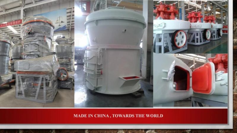 4 Rollers Stone Grinding Machine Raymond Mill to Produce Gypsum Powder