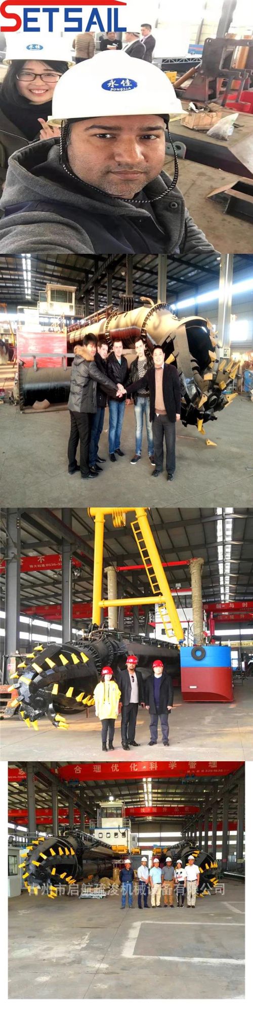 Hydraulic Control 18inch Cutter Suction Dredger for River Sand