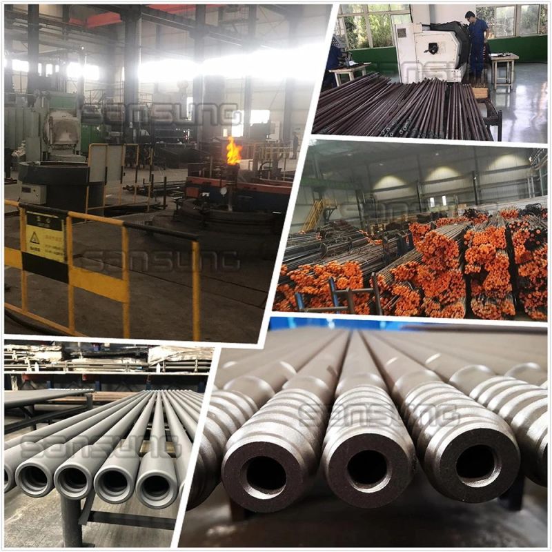 Thread Round and Hexagon Extension Drill Rods for Drill Rigs