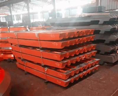 High Manganese Steel Fixed Jaw Plate for Jaw Crusher