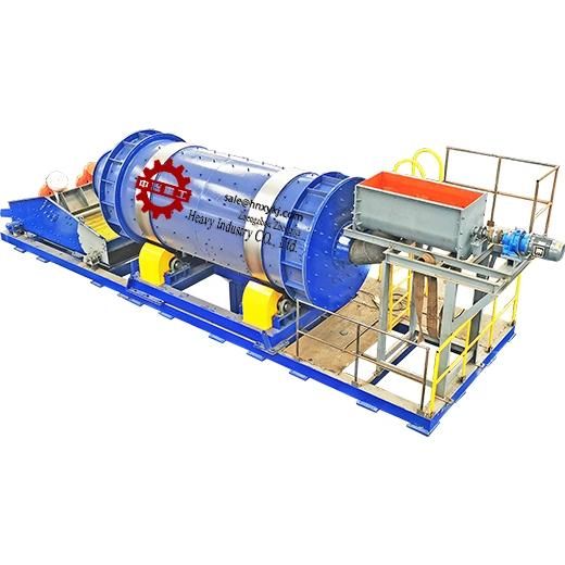 Ore Rotary Washer with Dewatering Vibrating Screen Machine Stone Separator