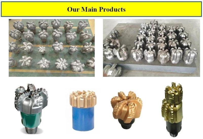 Drilling Rigs Part 9 1/2 Inch PDC Fixed Cutter Diamond Drill Bits of Drilling Tools