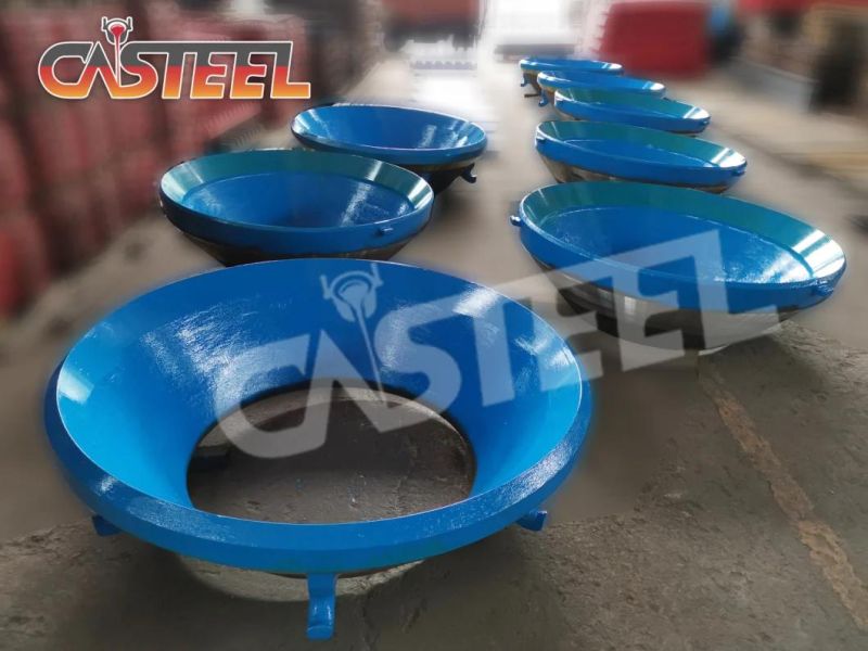 Trio Tc51 Cone Crusher Parts Concave Ring Bowl Mantle Liner