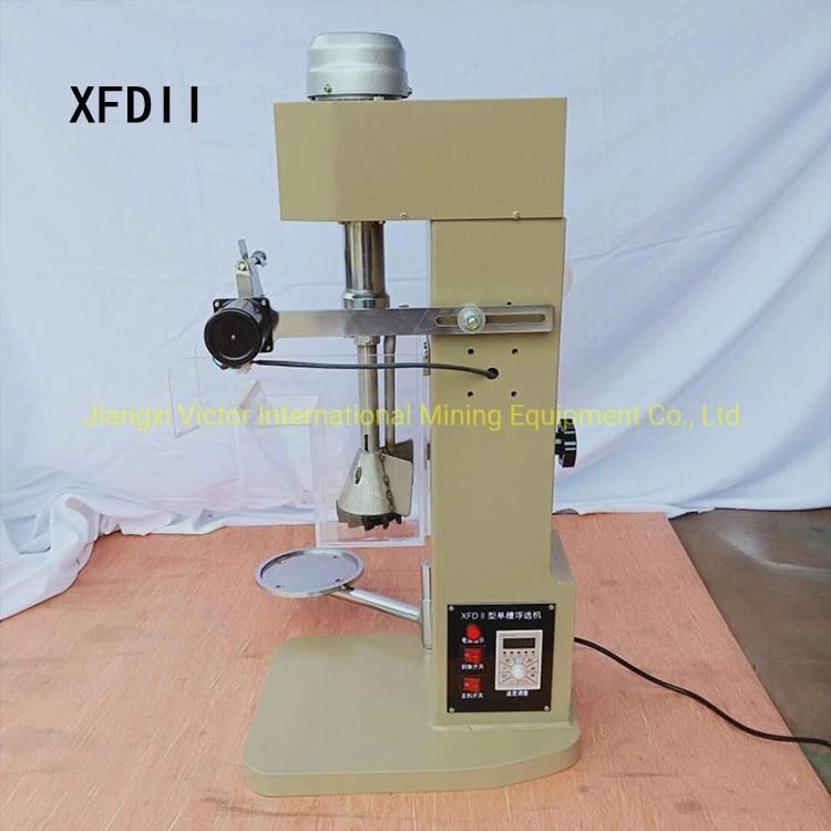 Xfd-1.5L Laboratory Mini Small Froth Flotation Machine for Copper Gold Silver Zinc Lead Fluorite Ore Mineral Processing