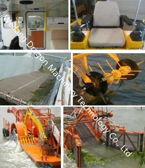 Fully Automatic Mowing Boat Aquatic Weed Harvester