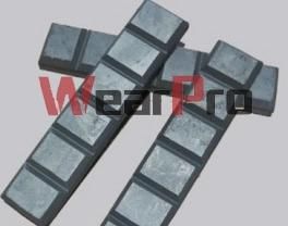 Bi-Metallic White Iron Wear Blocks Laminated Wear Bars From OEM Supplier