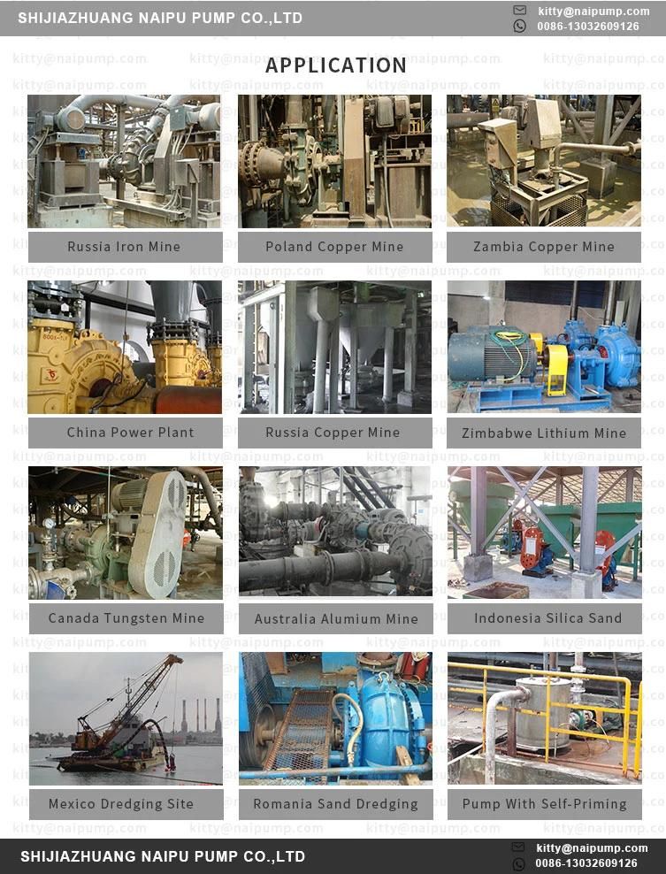 High Quality Mining Ash Removing Sludge Pump