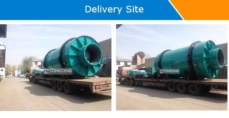 3-Pass Dryer with Burner for Silica Sand Rotary Drum Dryer