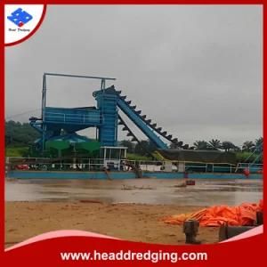 Bucket Chain Gold Dredger Boat for Sale