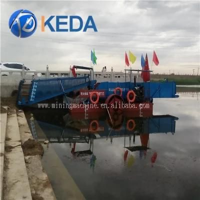 Automatic Aquatic Weed Cutting Suction Dredger/ Harvester for Sale