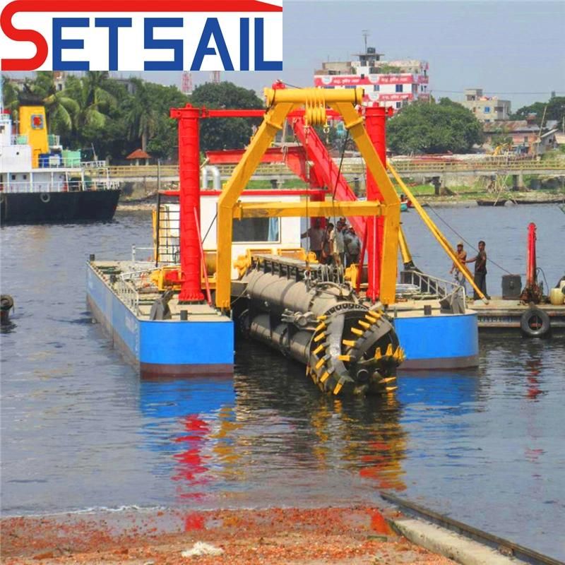 Small Size Cutter Suction River Sand Dredger Used in Lake