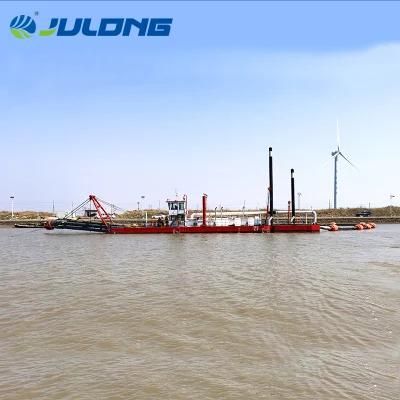 River Sediment Dredge Boat Pontoon Sand Suction Dredger