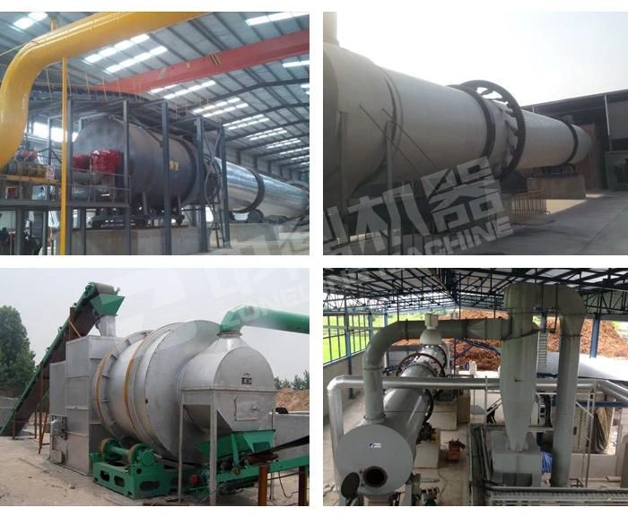 5t/H Small Rotary Drying Equipment Three Pass Rotary Drum Dryer