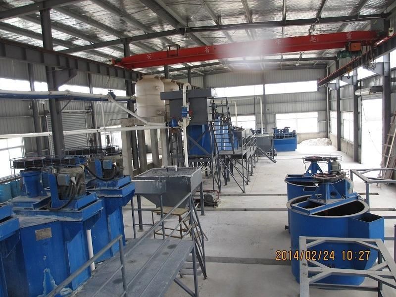 Quartz Silica Sand Washing Process Line Sand Scrubber