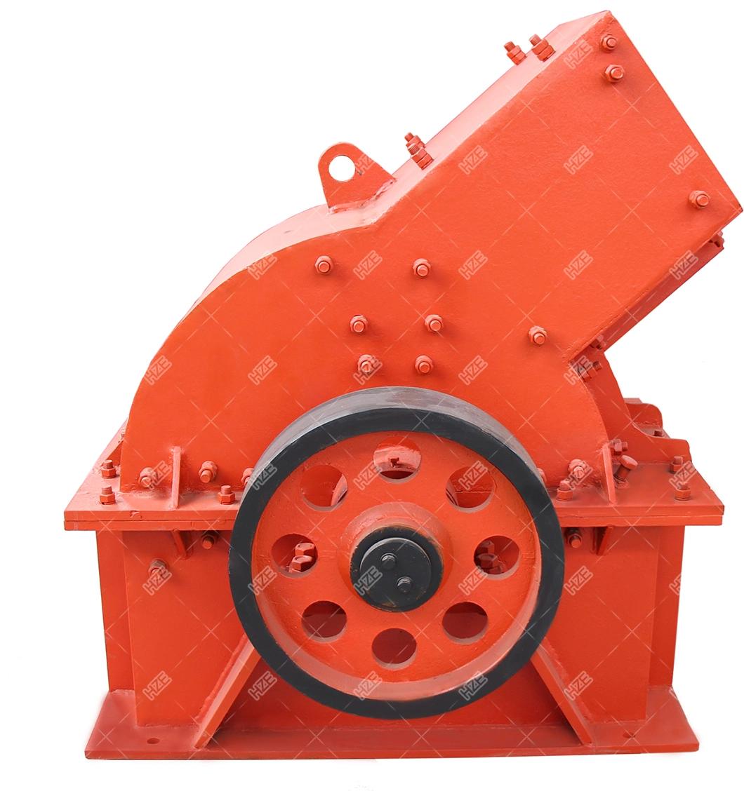 Diesel Engine Gold Mining Stone / Rock Processing Mini Hammer Crusher