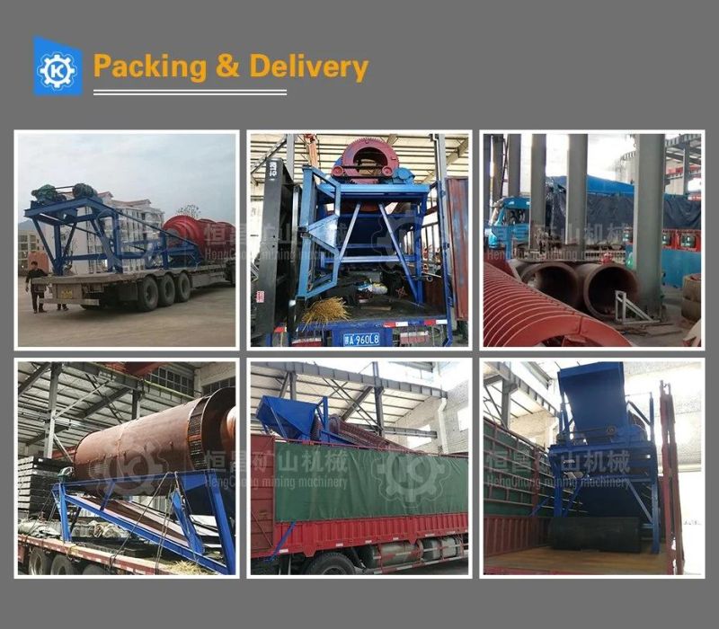 Factory Directly Sale Rotary Sieve Rotary Drum Screen Sand Screening Equipment Price