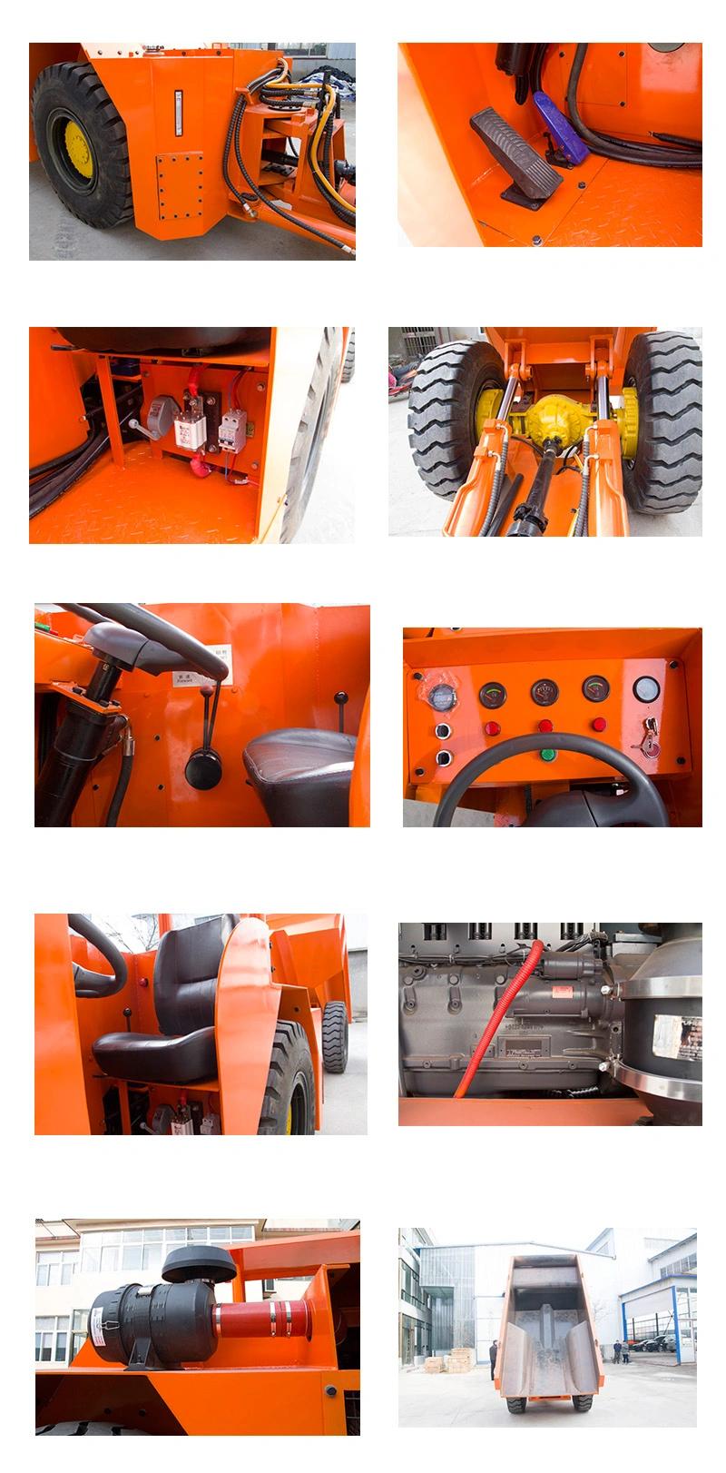 Chinese manufacturer Diesel underground dump trucks with DEUTZ engine