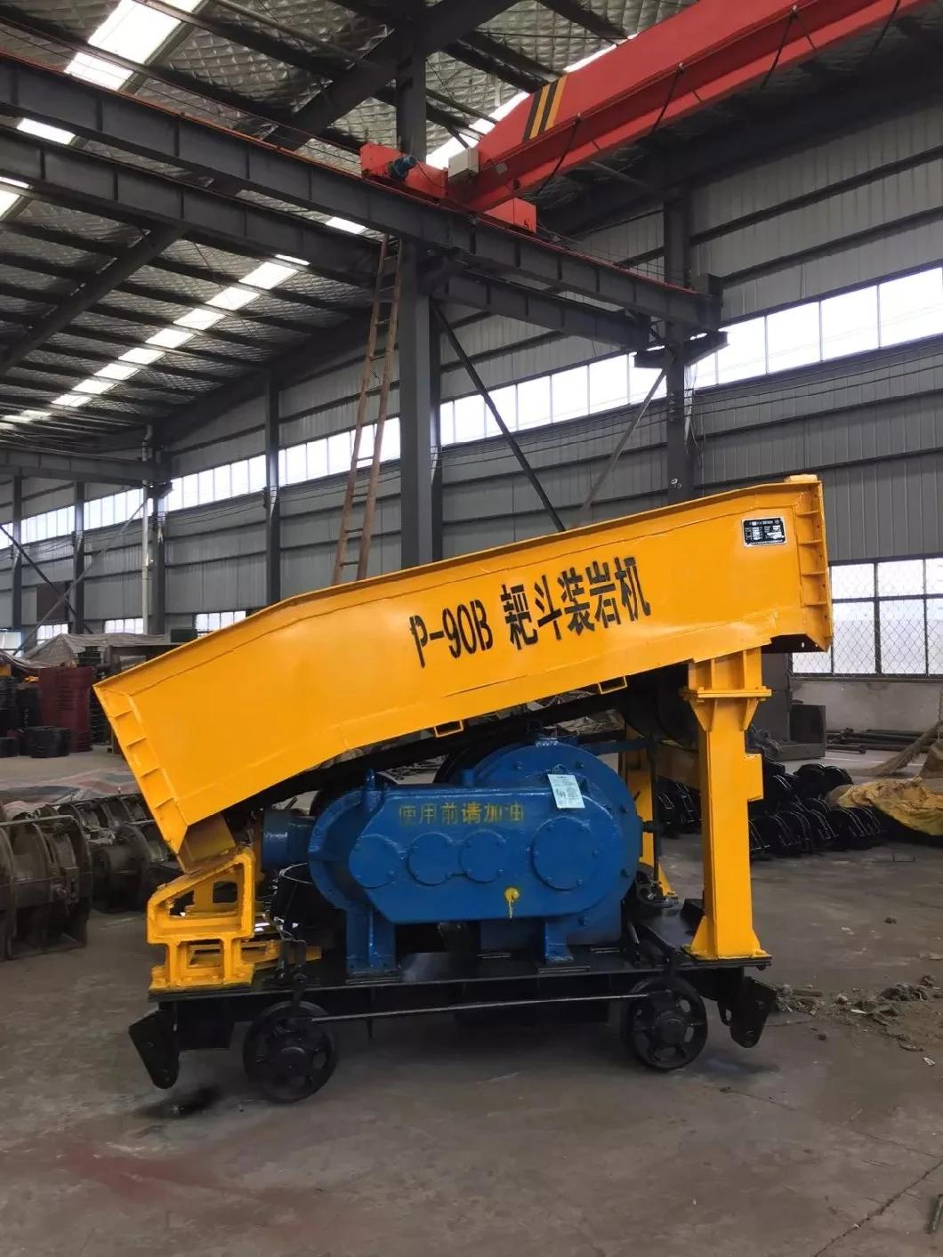 Explosion Proof Scraper Bucket Rock Loader with Double Drum Winch