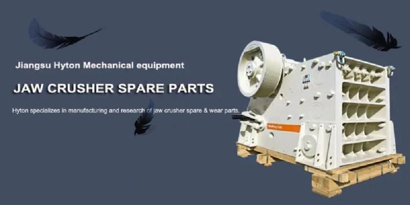 Stone Crushing Machine Jaw Crusher Spares Jaw Plates and Toggle Plate Seat