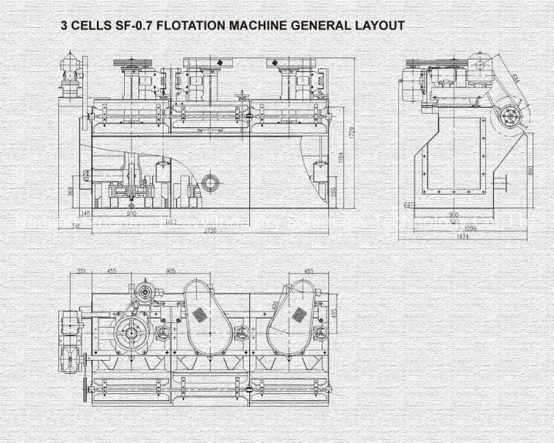 Mineral Processing Equipment Coal Lead-Zinc Flotation Machine Small Scale