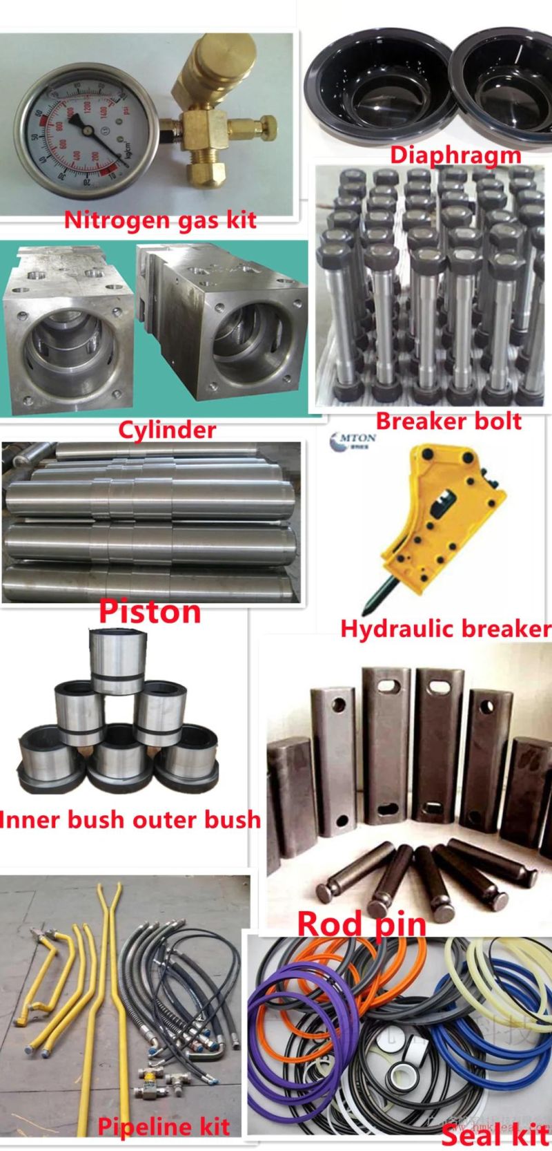 Rock Drill Bit Excavtor Tools Hydraulic Breaker Chisel for Hammer