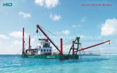 High Efficiency River Cutter Suction Sand Dredger for River Sand Mining