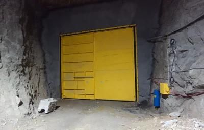 Pneumatic High Pressure U Type PLC Control Underground Mine Ventilation Door with Low ...