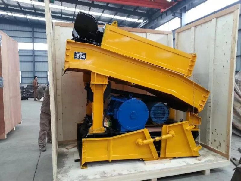 Mining Scraper Bucket Rock Loader with Pneumatic Pushing Car Cylinder