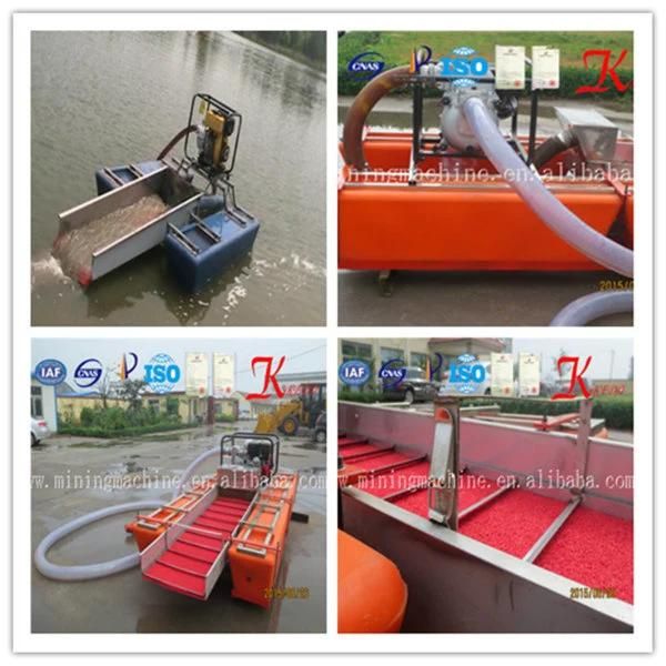 Small Sand Pump Type Gold Washing Dredger