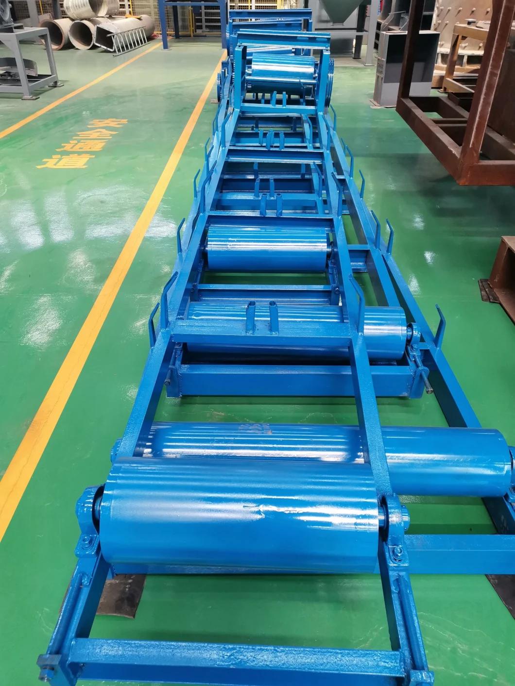 Factory Price Large Capacity Industrial Rubber Conveyor Belt Inclined Rubber Belt Conveyor Machine