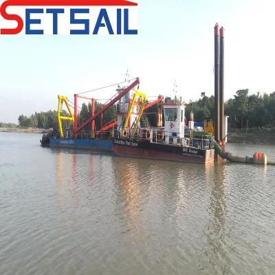 Hydraulic Control River Sand Dredging Sand Ship with Siemens PLC
