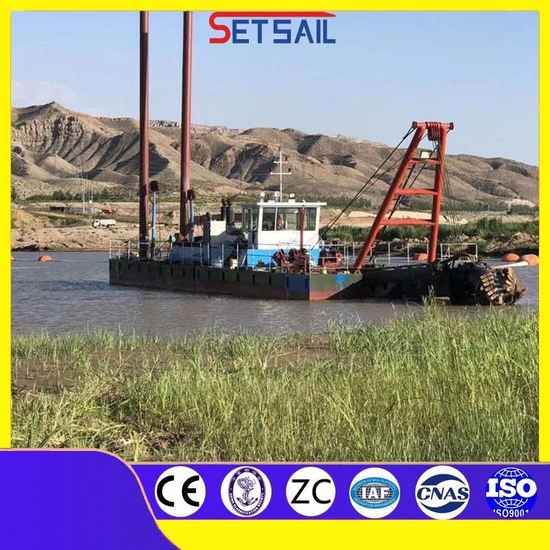 Rexroth Hydraulic 8 Inch Cutter Suction Dredger with Underwater Mud Pump