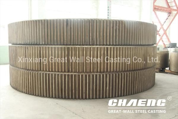 High Quality Steel Casting Girth Gear for Cement Ball Mill / Rotary Kiln