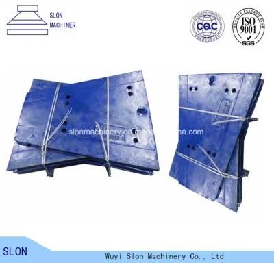 Manganese Casting Jaw Crusher Parts Liner Plate Side Plate Cheek Plate