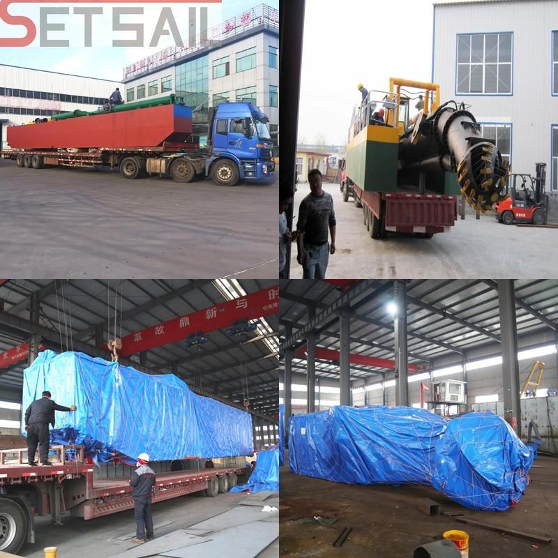 24 Inch Hydraulic Cutter Suction Sand Dredger with Diesel Engine