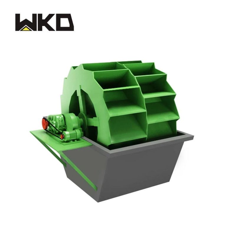 Durable Wheel Bucket Sand Washer for Heavy Clay Muddy Sand