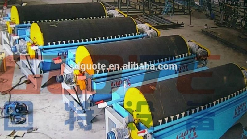 Semi-Counter Current Wet Permanent Magnetic Drum Separator