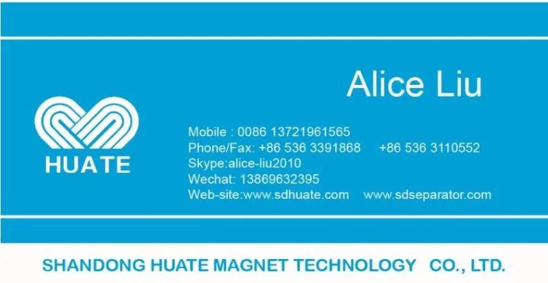 Huate Brand High Intensity Magnetic Separator Mineral Separation