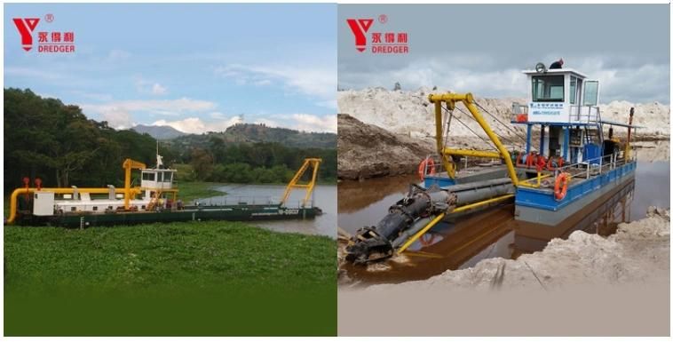 Efficient Operation 18 Inch Hydraulic 3500m3/Hour Cutter Suction Dredging Boat in Indonesia