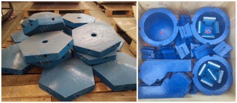 Impact Crusher Spare Parts VSI CV128 Back up Tip Set in Stock